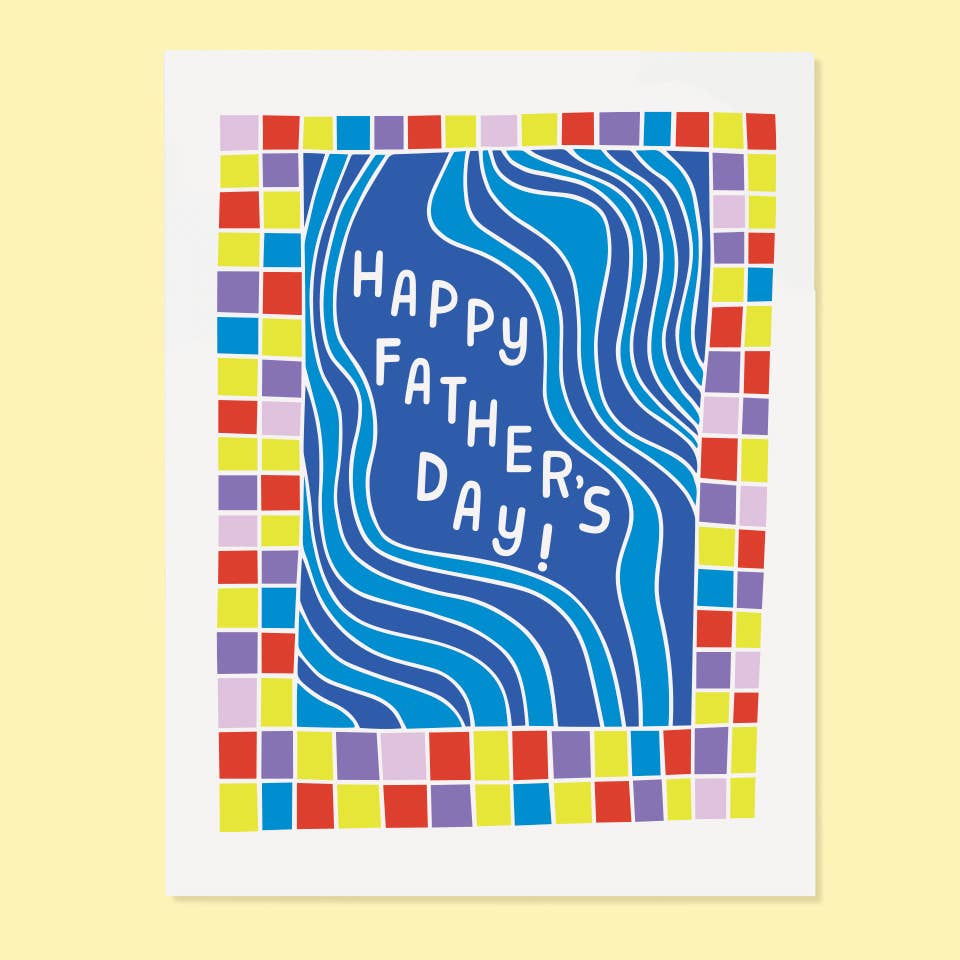 Wavy Dad Card